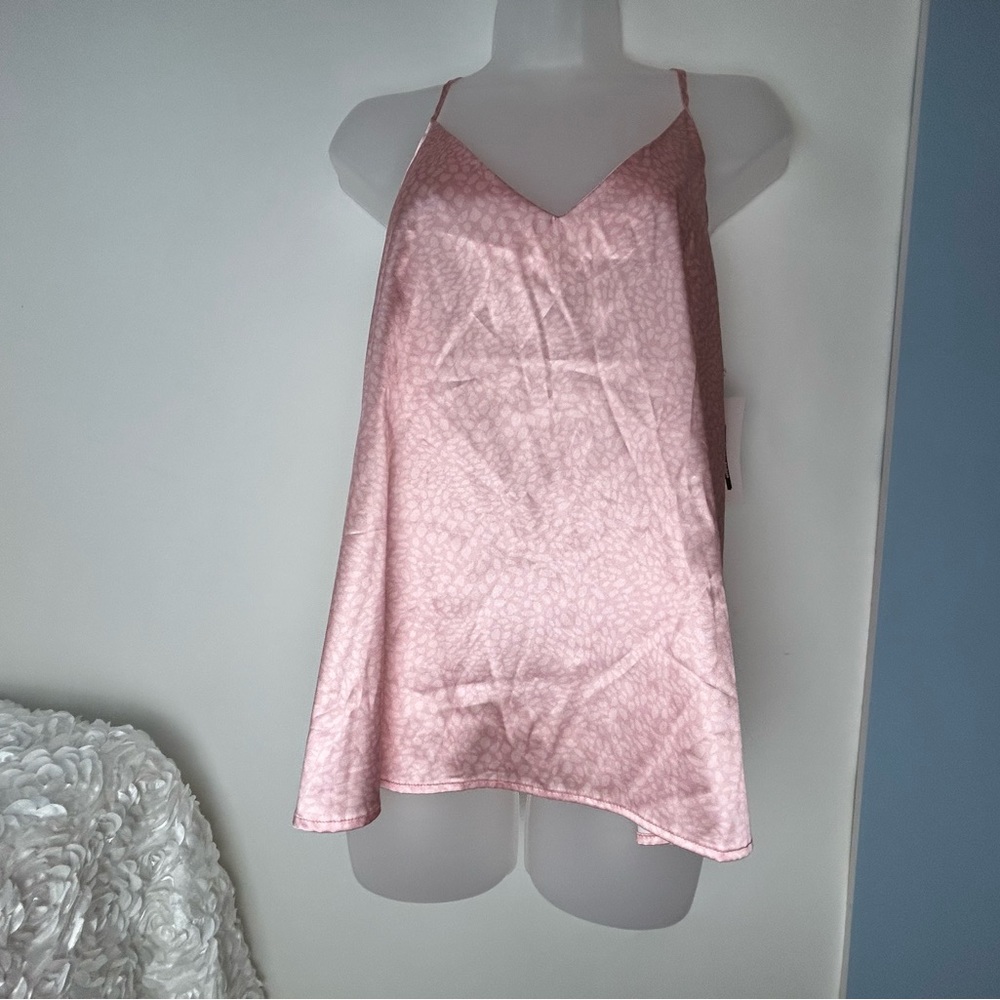 Pink Lily Pink‎ Animal Print Tank Top Chemise Medium NWT